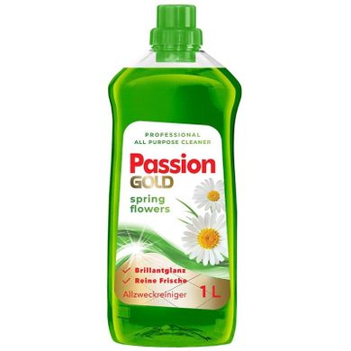 Passion Gold, uniwersalny płyn do mycia podłóg, wiosenne kwiaty, 1 l