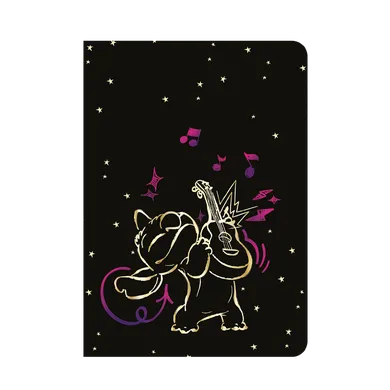 Patio, Gold Stitch, zeszyt, A5, 32 kartki, 3 linie kolor