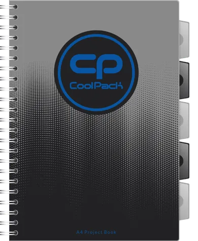 Patio, kołobrulion, A4, gradient grey, 1 szt.