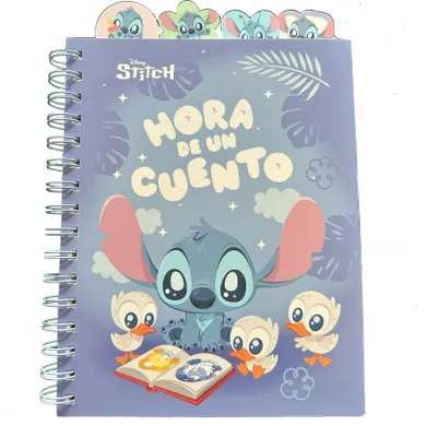 Patio, Lilo i Stitch, kołobrulion A5, 100 kartek, kratka