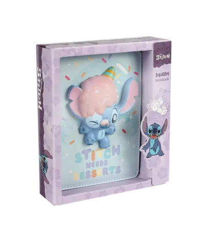Patio, Lilo i Stitch, notes 3D, B6, squishy, wzór 2, 1 szt.