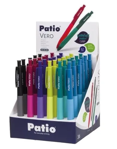 Patio, Vero Oil Gel, długopis, niebieski