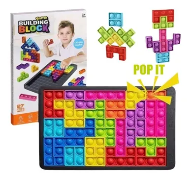 Pegaz Toys, Building Block Game, zabawka sensoryczna