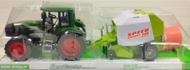 Pegaz Toys, traktor z przyczepą, belownica