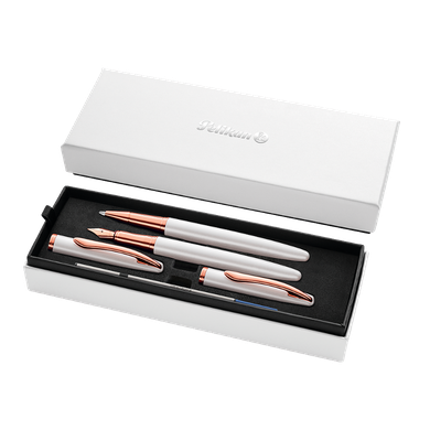 Pelikan, Jazz Noble Elegance, pióro kulkowe + pióro wieczne, Pearl