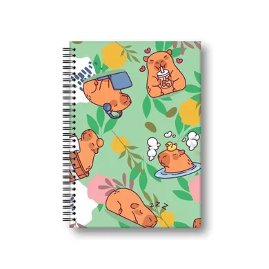 Penmate, brulion, A5, 80 kartek, kratka, Kapibara łąka, 1 szt.