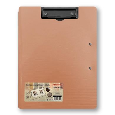 Penmate, deska z dwoma klipami i okładką A4/A3, różowa