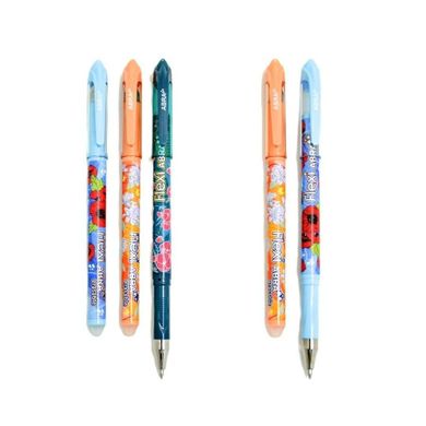 Penmate, Flexi Abra Floral, długopis wymazywalny, 3 szt. + 2 gratis