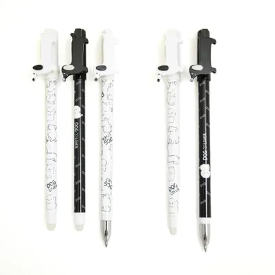 Penmate, Flexi Abra Kolori, długopis wymazywalny, Dog Lover, 3 szt. + 2 gratis