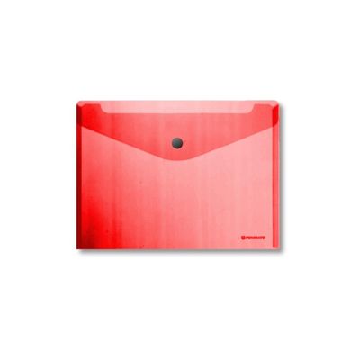 Penmate, koperta na zatrzask, A6, czerwona