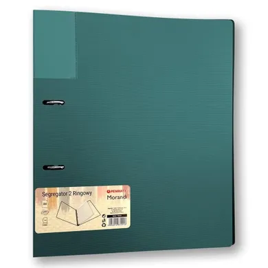 Penmate, segregator A4, 2 ringi, 35 mm, morandi niebiesko-szary