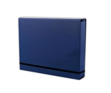 Penmate, teczka A4 na gumkę, ciemnoniebieska, 1 szt.