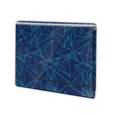 Penmate, teczka łamana na gumkę, A4, geometria, 1 szt.