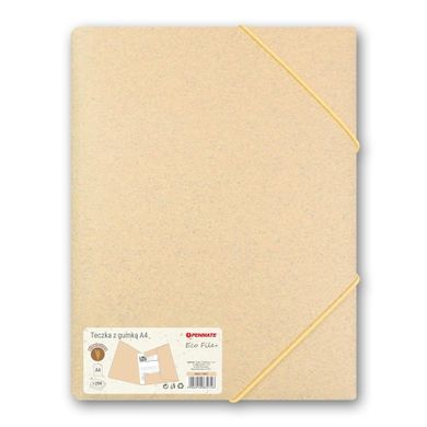 Penmate, teczka z gumką A4, żółta