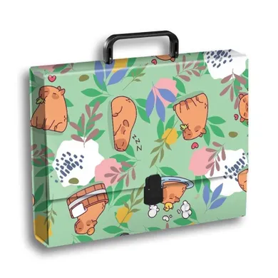 Penmate, teczka z rączką, A4, nierysująca, kapibara łąka