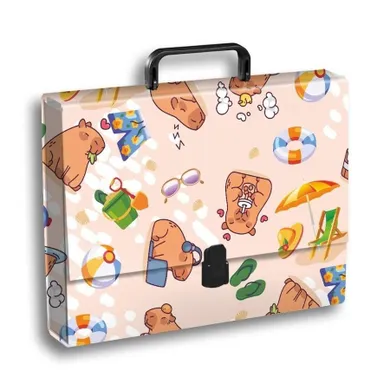 Penmate, teczka z rączką, A4, nierysująca, kapibara plaża