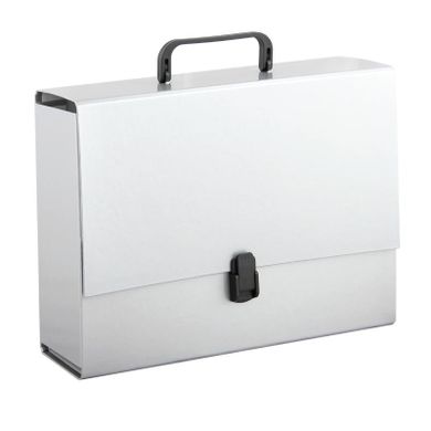 Penmate, teczka z rączką, A4, srebrna, 1 szt.