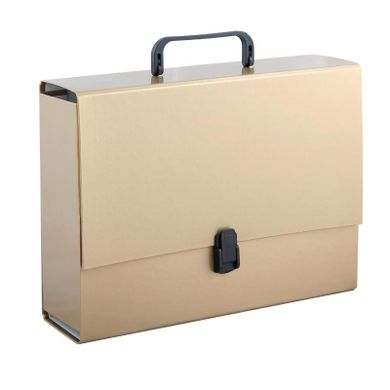 Penmate, teczka z rączką, A4, złota, 1 szt.