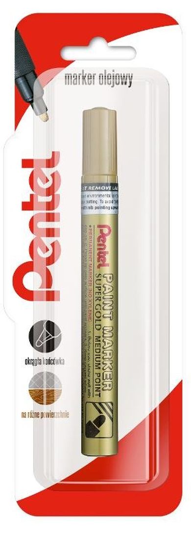Pentel, marker olejowy, złoty, 1 szt.