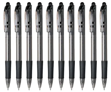 Pentel, Wow! długopis, czarny, 10 szt.