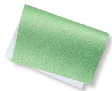 Penword, brystol brokatowy, 200g, zielony, 40-60 cm, 5 arkuszy