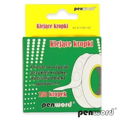 Penword, klejące kropki, 150 szt.