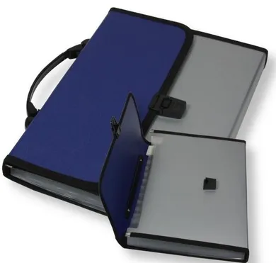 Penword, teczka A4 z rączką, niebieska, 1 szt.