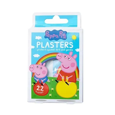 Peppa Pig, plastry opatrunkowe dla dzieci, 22 szt.