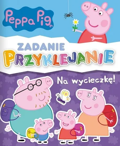 Peppa Pig. Zadanie Przyklejanie. Na wycieczkę