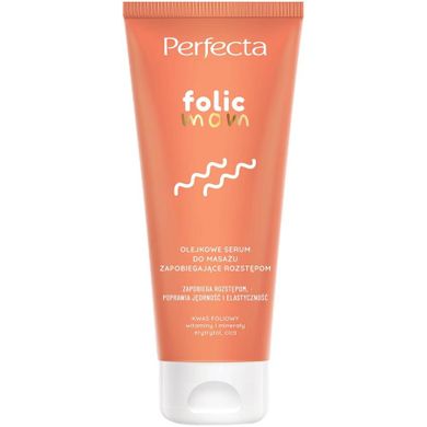 Perfecta, Folic Mom, olejkowe serum do masażu zapobiegające rozstępom, 200 ml