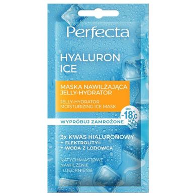 Perfecta, Hyaluron Ice, maska nawilżająca jelly-hydrator, 8 ml