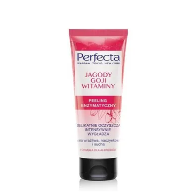 Perfecta, peeling enzymatyczny, jagody goji & witaminy, 75 ml