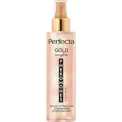 Perfecta, Pheromones, Active perfumowana, mgiełka do ciała, Gold Sexyfire, 200 ml