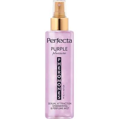 Perfecta, Pheromones Active, perfumowana mgiełka do ciała, purple pleasure, 200 ml