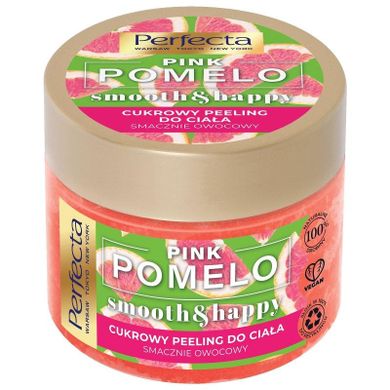 Perfecta, Pink Pomelo, cukrowy peeling do ciała, wygładzający, 300 g