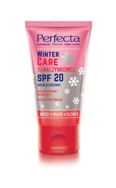 Perfecta, Winter Care, krem ochronny do cery naczynkowej, SPF 20, 50 ml