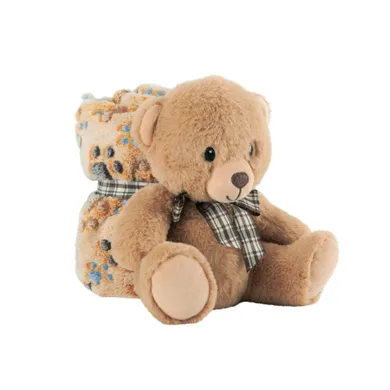 Perletti, Miś Teddy, maskotka z kocem, brązowy