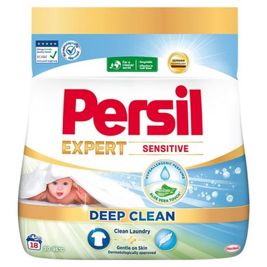 Persil, Expert Sensitive, proszek do prania białych tkanin, 990g