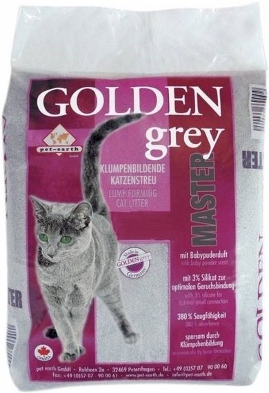 Pet Earth, Golden Grey Master, żwirek bentonitowy + silikon, 7 kg