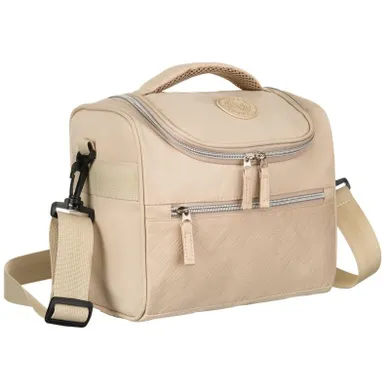 Peterson, kosmetyczka podróżna, beżowa