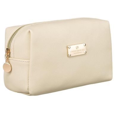 Peterson, kosmetyczka prostokątna, beżowa