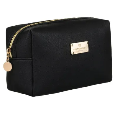 Peterson, kosmetyczka prostokątna, czarna