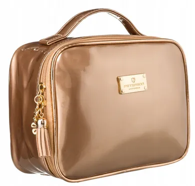 Peterson, kosmetyczka z uchwytem, złota