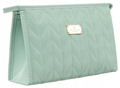 Peterson, kosmetyczka ze skóry ekologicznej, miętowa