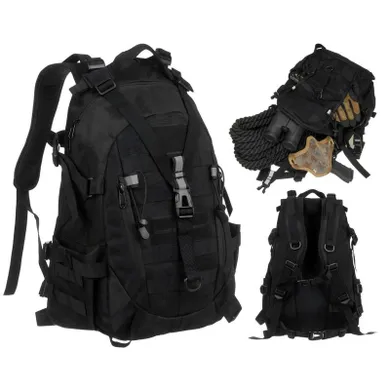 Peterson, plecak militarny, czarny