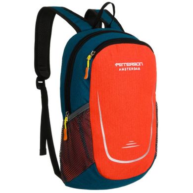 Peterson, plecak turystyczny, granatowo-pomarańczowy