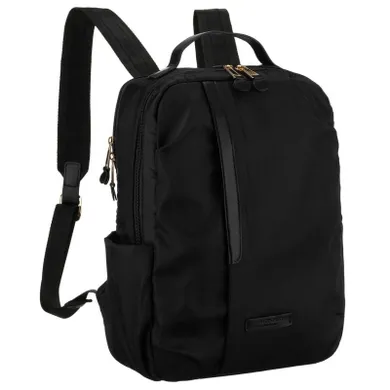 Peterson, plecak z uchwytem na walizkę, nylonowy, czarny