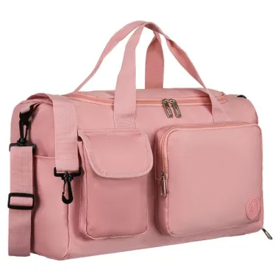 Peterson, torba weekendowa, różowa