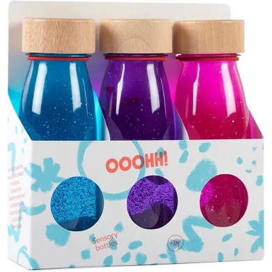 Petit Boum, butelki sensoryczne, float, magia, 3 szt.