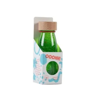 Petit Boum, Float, butelka sensoryczna, zielona